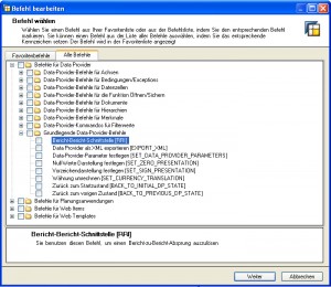 Bericht-Bericht-Schnittstelle Befehl