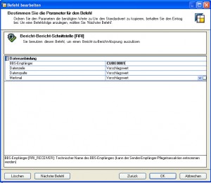 Bestimmen Sie den Empfänger