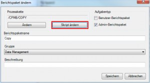 DataPackage Skript anpassen