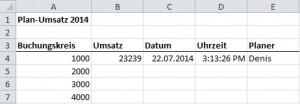 Change Log wird über VBA gefüllt