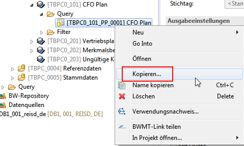 Query kopieren