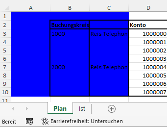 Reihenfolge der Blätter vertauscht