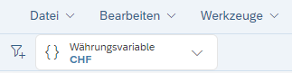 Währungsvariable in der Story