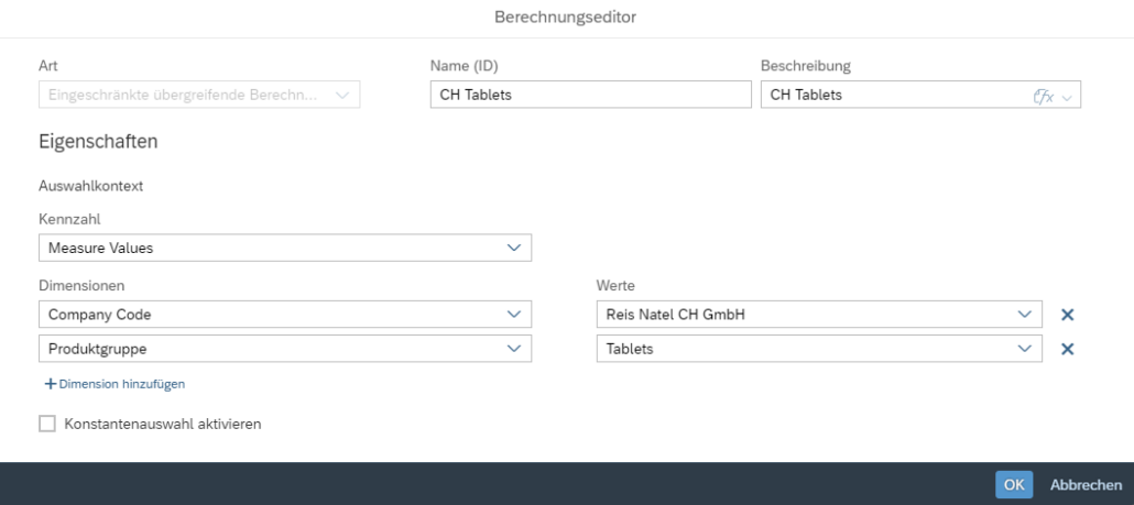 Selektion für Tablets