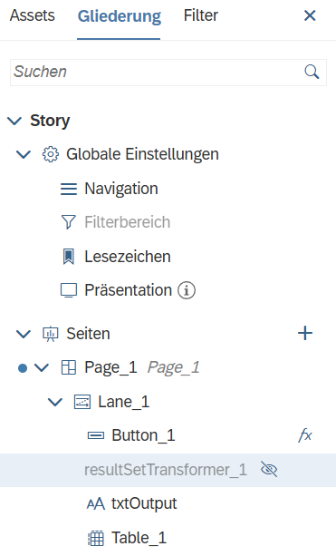 Widget ausblenden