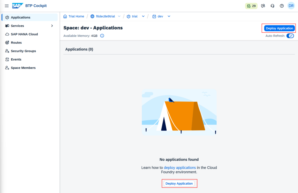 Deploy Application