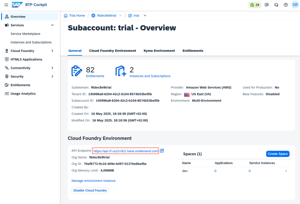 API Endpoint