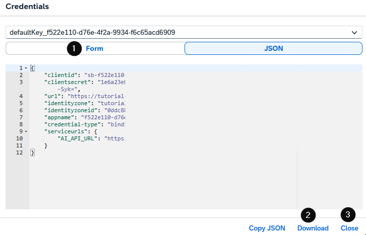 SAP AI Core Key